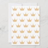 リトルライオンキングベビーシャワー 男女兼用 招待状 (裏面)