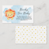 リトルライオンザボーイウォーターカラーブックゲスト エンクロージャーカード (正面/裏面)