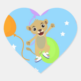 リトルライオンシール ハートシール