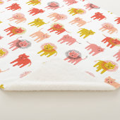 リトルライオンズシェルパベビーブランケットインウォームデザート シェルパブランケット (3/4)