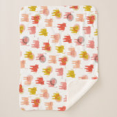 リトルライオンズシェルパベビーブランケットインウォームデザート シェルパブランケット (正面)