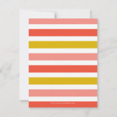 リトルライオンズベビーシャワーフラットサンキューノートカード ノートカード (裏面)