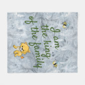 リトルライオンベビーブランケット フリースブランケット (正面(横))