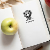 リトルライオン蔵書票自己スタンプ セルフインキングスタンプ