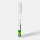 リトルライトハウスウォーターカラーケースメイトiPhone Cas Case-Mate iPhoneケース (裏面 / 右)