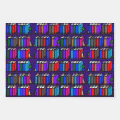 リトルライブラリブックシェルフDark Collection ラッピングペーパーシート (正面2)