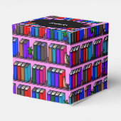 リトルライブラリー本棚ピンクハート フェイバーボックス (裏面サイド)