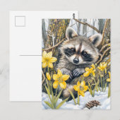 リトルラクーンインズ春オーク ポストカード (正面/裏面)