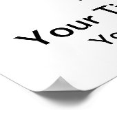 リトルラクーンラスクパーソナライズされたロ ポスター (角)