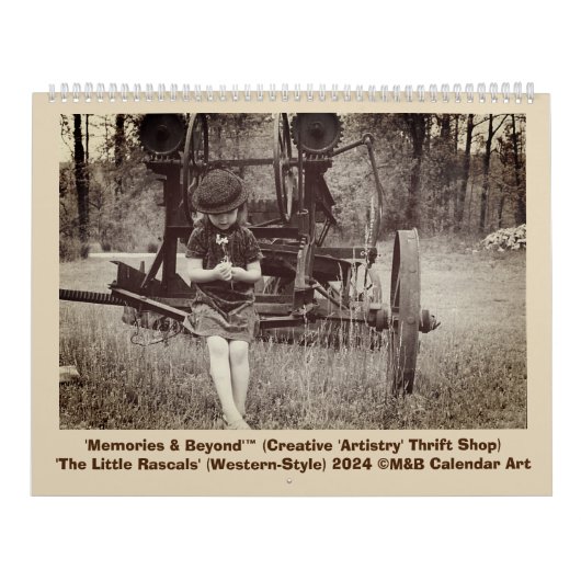 'リトルラッカス' ©M&Bアートワーク2024カレンダー カレンダー (カバー)