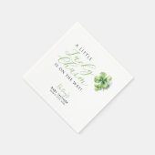 リトルラッキーチャームは途中ベビーシャワー スタンダードカクテルナプキン (角)