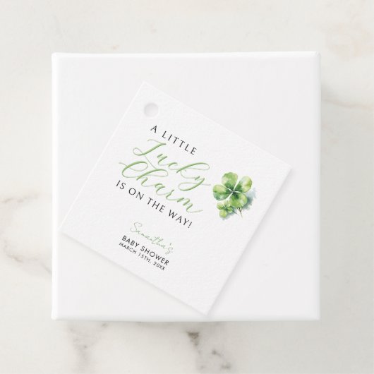 リトルラッキーチャームは途中ベビーシャワー フェイバータグ (インサイチュ)