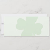 リトルラッキーチャームオンザウェイ招待状 招待状 (裏面)