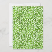 リトルラッキーワンシャムロックベビーガールウェア 招待状 (裏面)