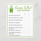 リトルラッキーワンシャムロックベビー推測Whoベビー チラシ (正面)