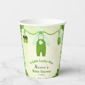 リトルラッキーワンシャムロックベビー衣装ベビーシャワー 紙コップ (正面)
