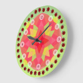 リトルラディバグズの壁時計 ラージ壁時計 (傾斜)