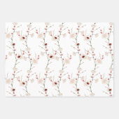 リトルラディバグパターンボホ ラッピングペーパーシート (正面)