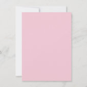 リトルラディバグピンクドットベビーシャワー招待状 招待状 (裏面)