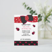 リトルラディバグ誕生日招待状 招待状 (スタンド正面)