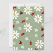 リトルラディバグ誕生日 招待状 (裏面)