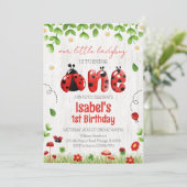 リトルラディバグ誕生日 招待状 (スタンド正面)