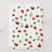 リトルラディバグ誕生日 招待状 (裏面)