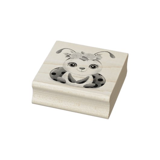 リトルラディバグ赤ピンクフローラガールベビーシャワー ラバースタンプ (スタンプ)