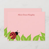 リトルラディブグ誕生日サンキューカード サンキューカード (正面/裏面)