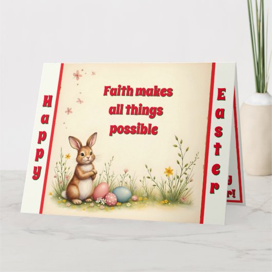 リトルラビットイースターヴィンテージコレクシ人気があるョン カード (正面)