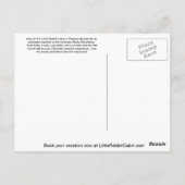 リトルラビットキャビンのポストカード ポストカード (裏面)