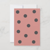 リトルラブバグフローラガールベビーシャワー サンキューカード (裏面)