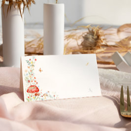 リトルラブバグフローラベビーシャワー プレイスカード