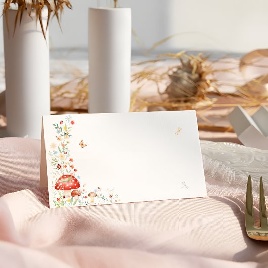 リトルラブバグフローラベビーシャワー プレイスカード