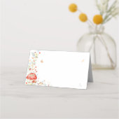 リトルラブバグフローラベビーシャワー プレイスカード (裏面)
