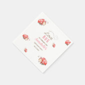 リトルラブバグ誕生日パーティナプキンス スタンダードカクテルナプキン (角)