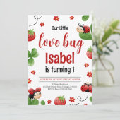 リトルラブバグ誕生日 招待状 (スタンド正面)