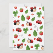 リトルラブバグ誕生日 招待状 (裏面)