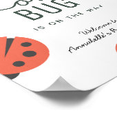 リトルラブバグLadybugベビーシャワーへようこそ ポスター (角)