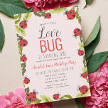 リトルラブバグLadybug Kids 1st誕生日 招待状<br><div class="desc">この可愛い"Little Love Bug Ladybug"女の子の最初の誕生日の招待。これカスタマイズは、「パーマクリックナライズ」ボタンで更に行うことができる。完全なパーティーテーマ。表紙の写真はFreepik.comのリソースを使用して設計されている。</div>