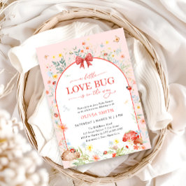 リトルラブWildflower赤ちゃんシャワー 招待状