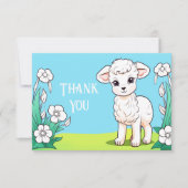 リトルラムサンキューカード サンキューカード (正面)