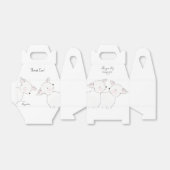 リトルラムツインズベビーシャワー フェイバーボックス (折り畳みなし)