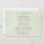 リトルラムトイベビースシャワー 招待状 (裏面)