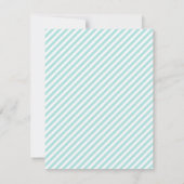 リトルラムブルーベビーシャワーパーティの招待状 招待状 (裏面)