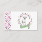 リトルラムベビーシャワーおむつラッフルフローラ エンクロージャーカード (正面)