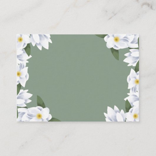 リトルラムベビーシャワーブックリクエスト エンクロージャーカード (裏面)