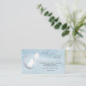 リトルラムベビーシャワーブックリクエスト エンクロージャーカード (スタンド正面)