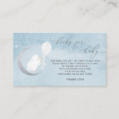 リトルラムベビーシャワーブックリクエスト エンクロージャーカード (正面)