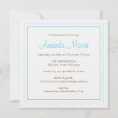 リトルラムベビーシャワー招待状 招待状 (裏面)